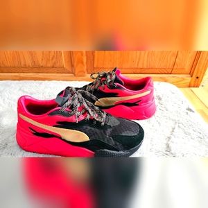 Mens Rare Size 10 - PUMA RS-X3 NYC Flagship - Black High Risk Red